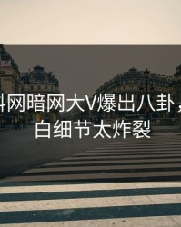 今晨爆料网暗网大V爆出八卦，真相大白细节太炸裂