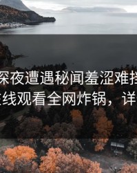 网红在深夜遭遇秘闻羞涩难挡，蘑菇影视在线观看全网炸锅，详情围观